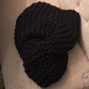 Saks Fifth Avenue infinity black scarf.